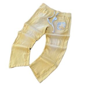 Women's Abercrombie & Fitch Y2K Yellow Loose Fit Pants, Size L